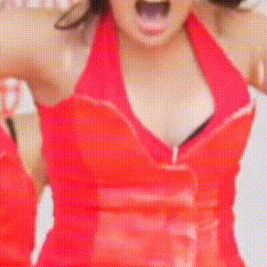 おっぱいを揺らしながらよさこいを踊る子の乳揺れ・おっぱいgif画像